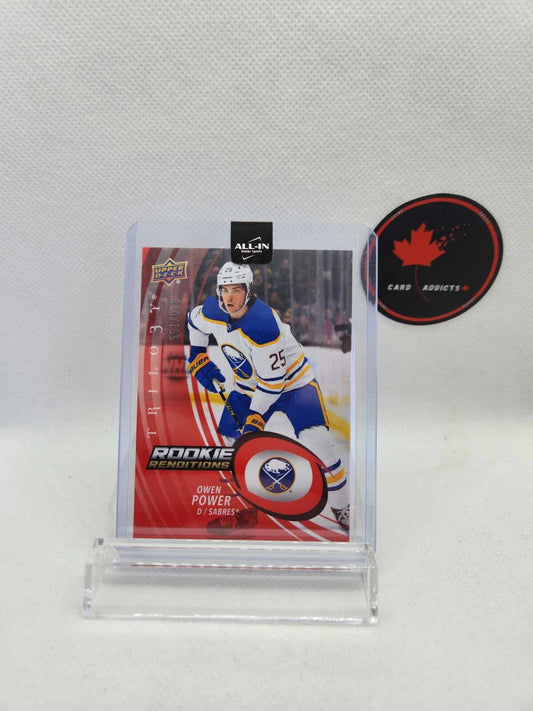 2022-23 UD Trilogy Renditions Red Owen Power Rookie /799 #RR-37