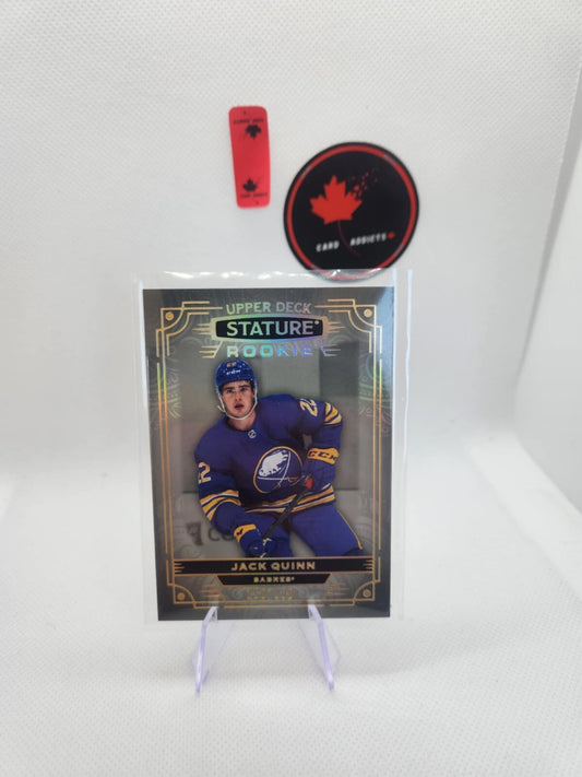 2022-23 Upper Deck Stature Rainbow Rookie Jack Quinn RC /399 Buffalo Sabres #39