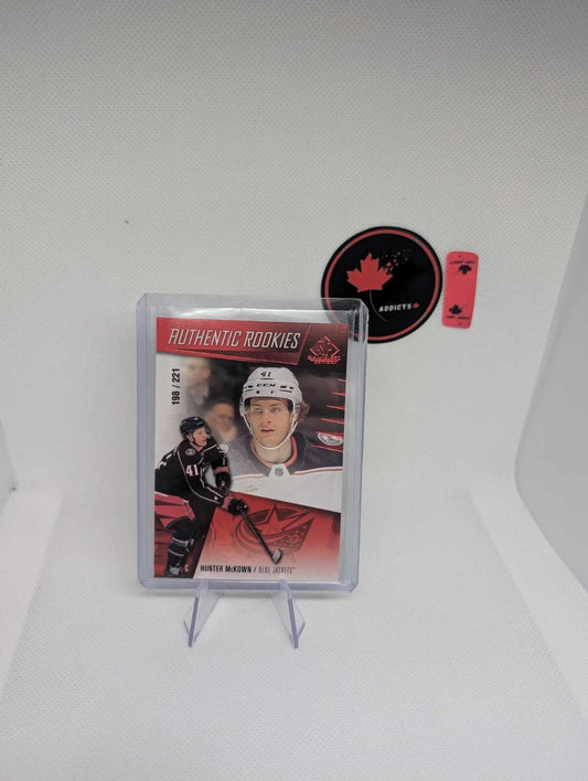 2023-24 sp game Used Authentic Rookies Red /221 Hunter Mckown #206