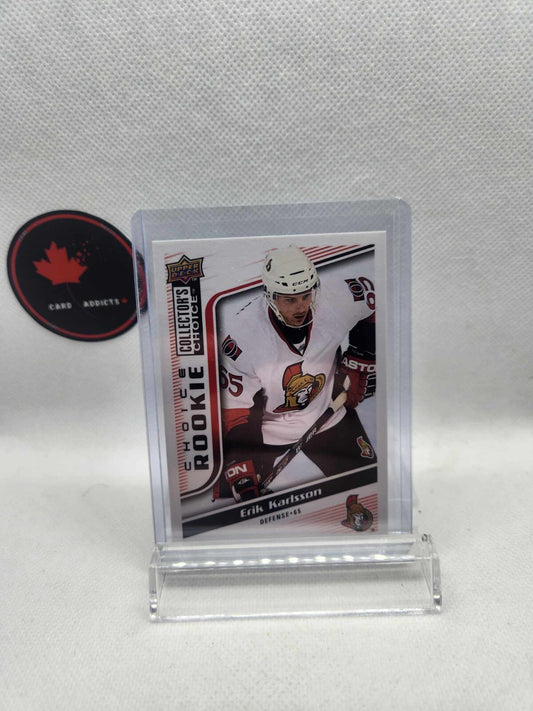Erik Karlsson ROOKIE CARD 2009 Upper Deck Choice Rookie - NHL Senators Penguins