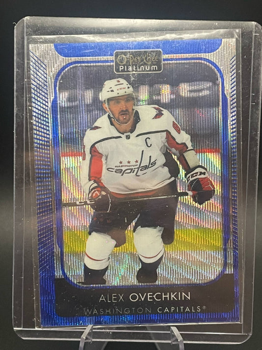 21/22 OPC Platinum Washington Capitals Alex Ovechkin Blue Surge Card #3