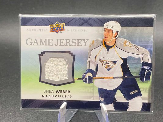2007-08 Upper Deck UD Game Jersey Shea Weber Jersey