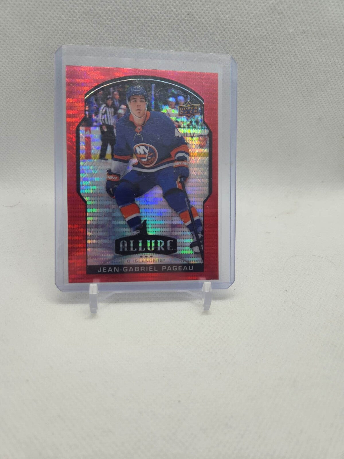 2020-21 Upper Deck Allure Red Rainbow #30 Jean-Gabriel Pageau