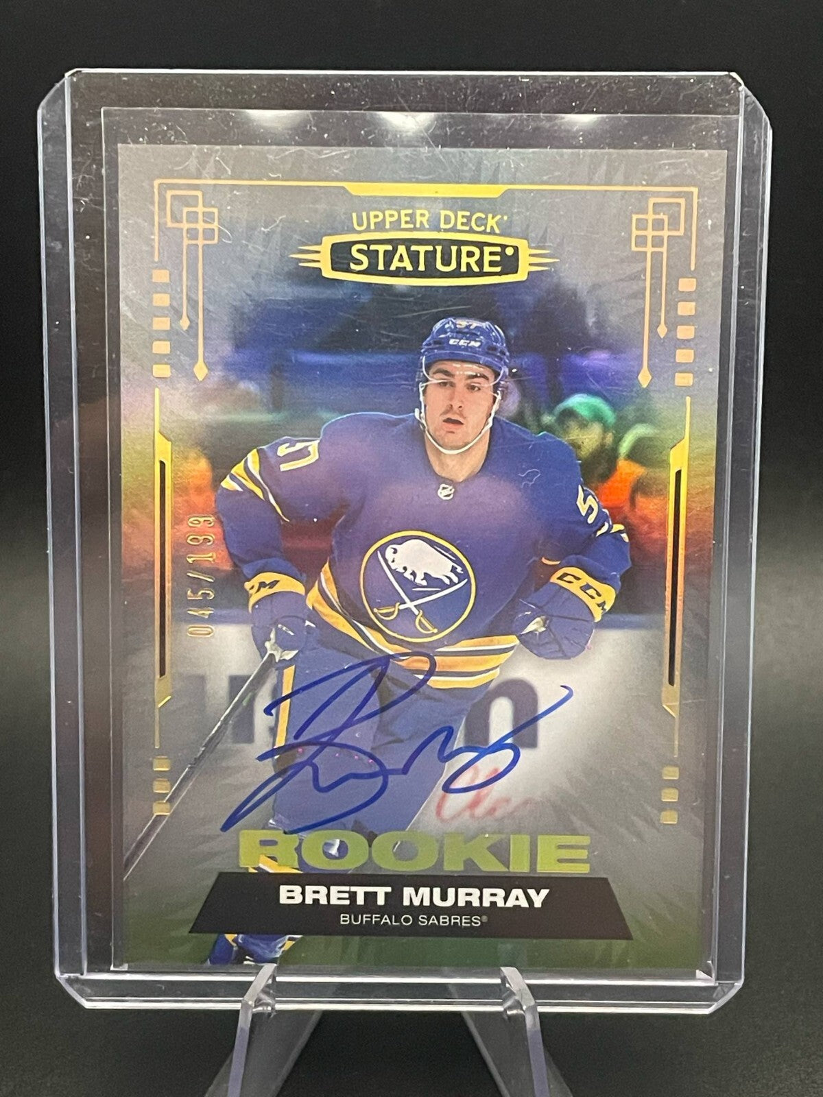 2021-22 Upper Deck Stature Autographs Rookie /199 Brett Murray Rookie Auto