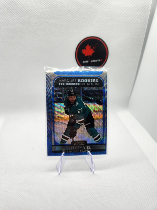 Jeffrey Viel 2021-22 O-Pee-Chee Platinum Hockey Marquee Rookie Blue Surge #246