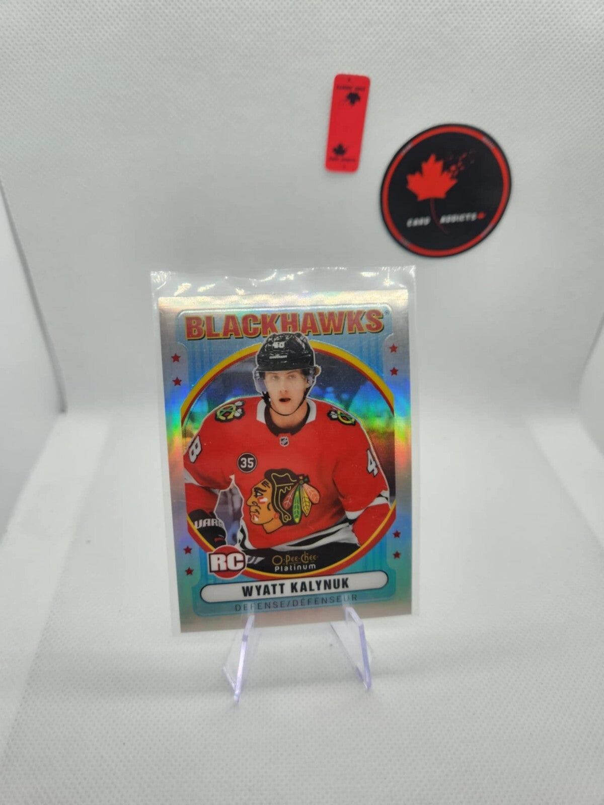 2021-2022 Opc Platinum Wyatt Kalynuk Rainbow Retro Rookie R-93 Marquee Rookie