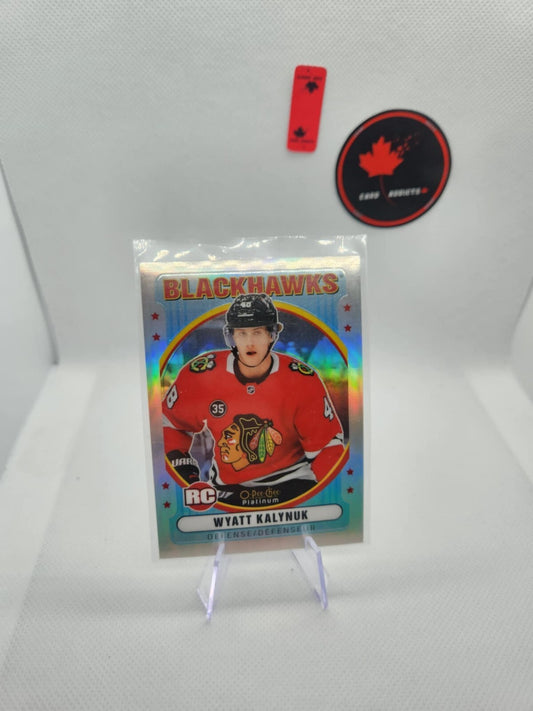 2021-2022 Opc Platinum Wyatt Kalynuk Rainbow Retro Rookie R-93 Marquee Rookie