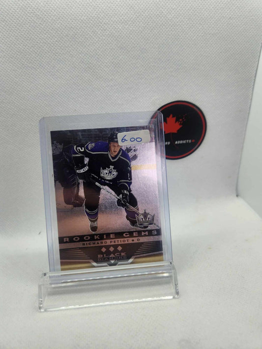 2005-06 BLACK DIAMOND RICHARD PETIOT TRIPLE DIAMOND ROOKIE GEMS ROOKIE CARD RC