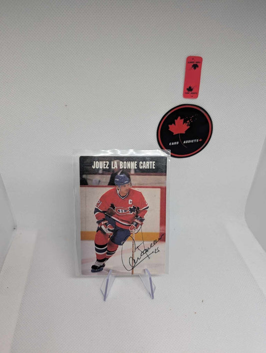 Guy Carbonneau Auto Card
