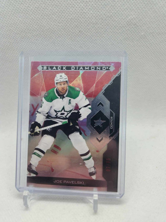 2022-23 BLACK DIAMOND BASE RUBY JOE PAVELSKI /75 DALLAS STARS #BDB-JP