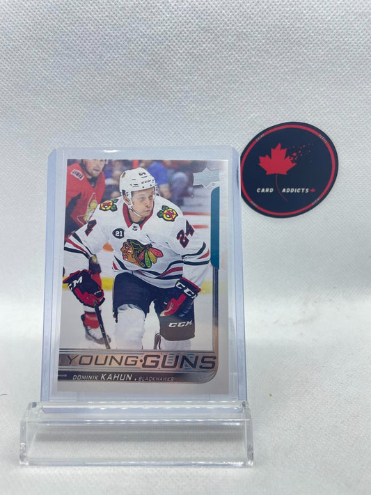 2018-19 UPPER DECK SERIES 1 DOMINIK KAHUN YOUNG GUNS ROOKIE CARD#232