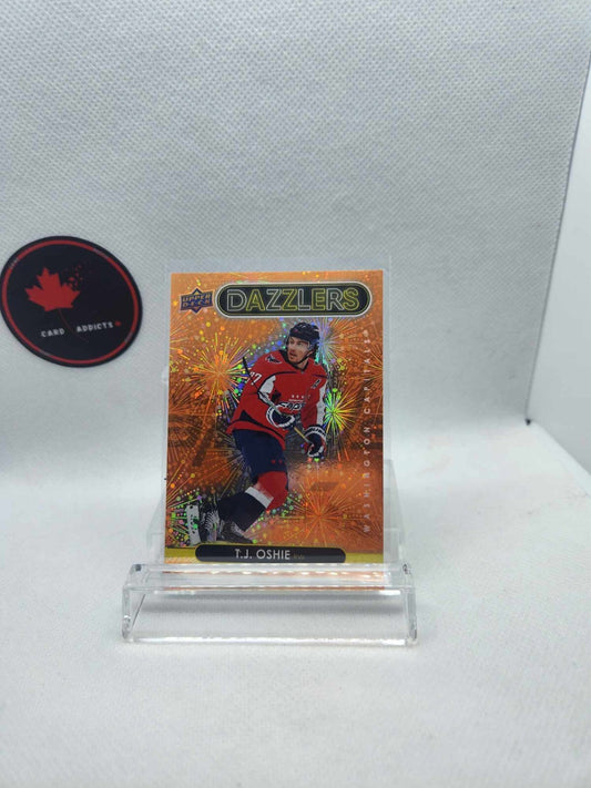 2021 Upper Deck #DZ-98 T.J. Oshie Dazzlers Orange