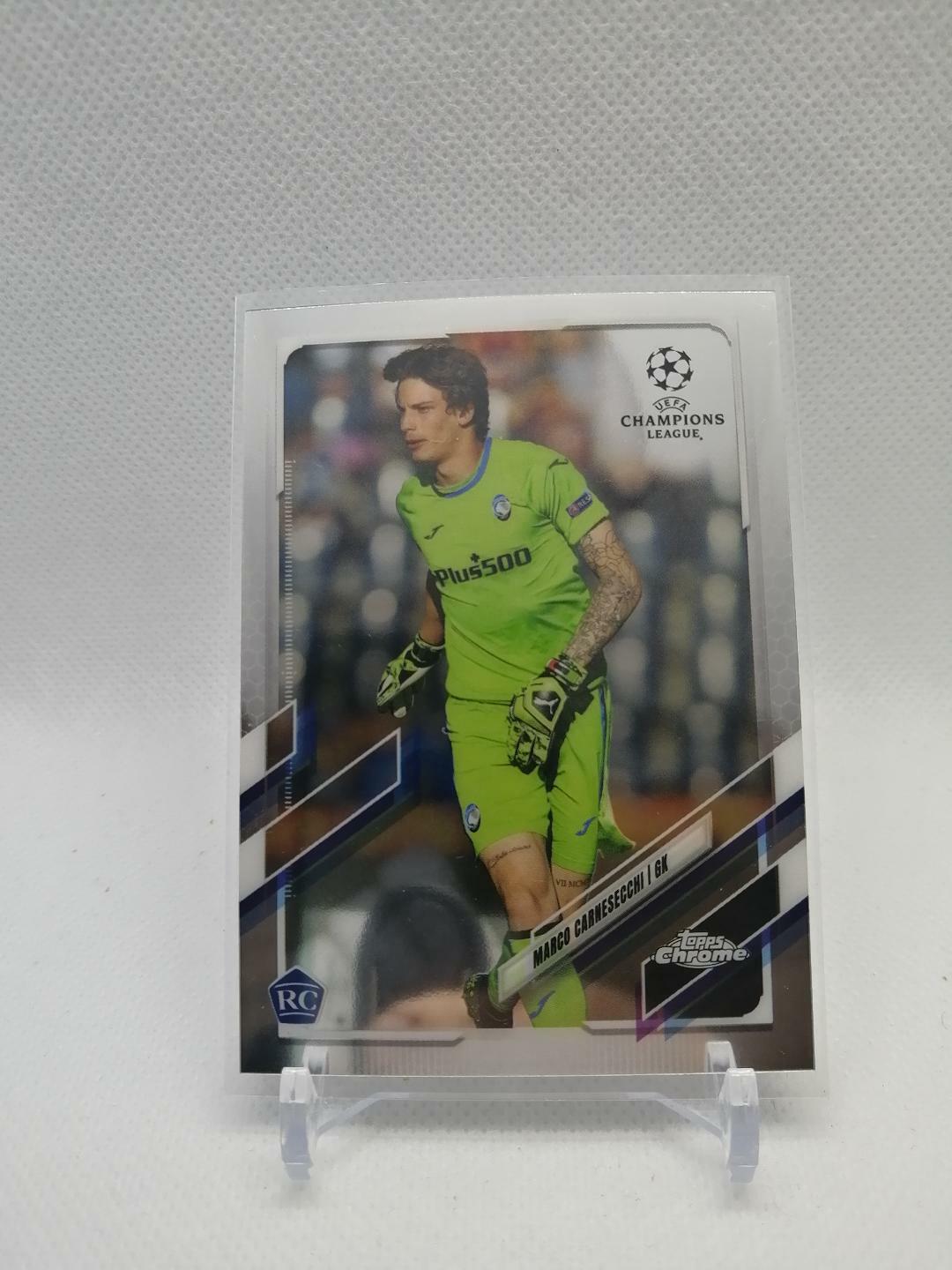 2020/21 TOPPS CHROME UEFA CHAMPIONS LEAGUE MARCO CARNESECCHI ROOKIE #86