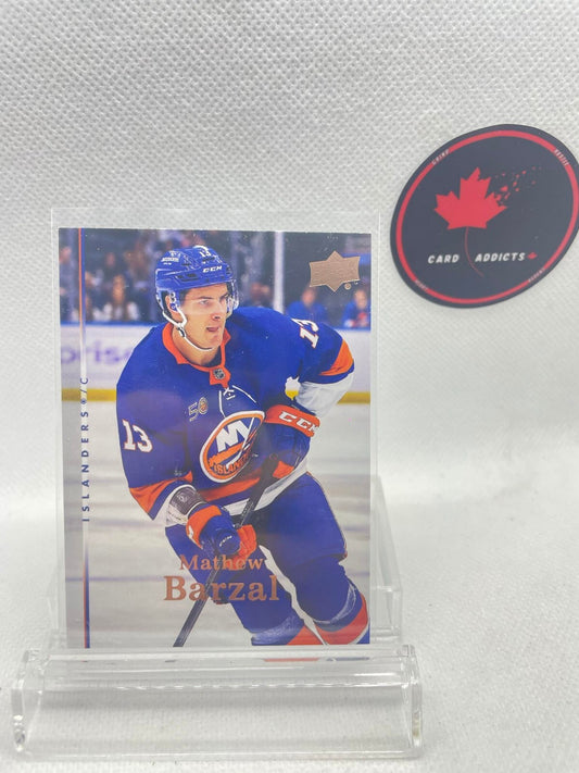 2022-23 UD Extended Series 2007-08 UD Retro Matthew Barzal