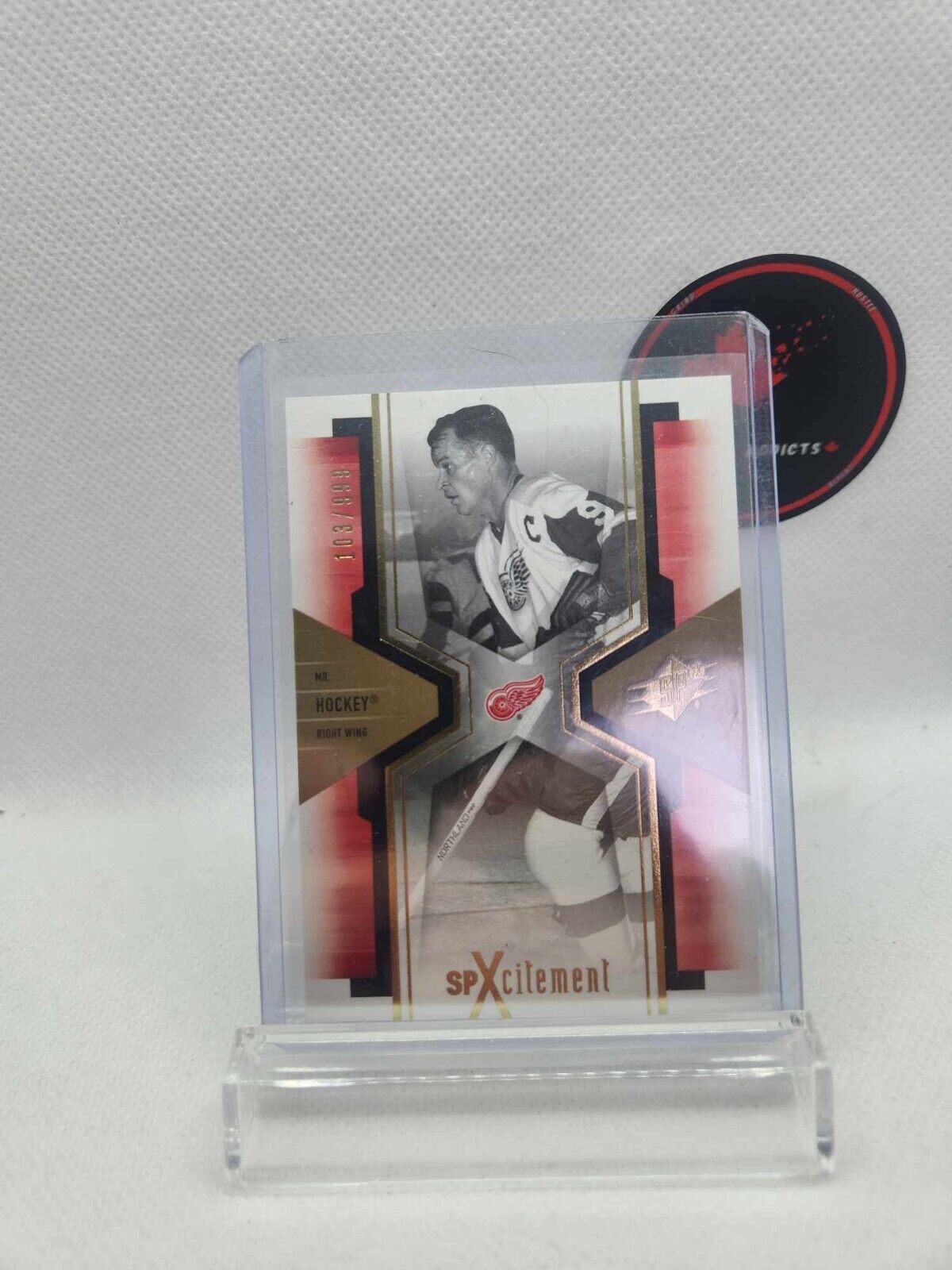 2006-07 SPX SPXCITEMENT - MR HOCKEY GORDIE HOWE X33 /999 DETROIT RED WINGS