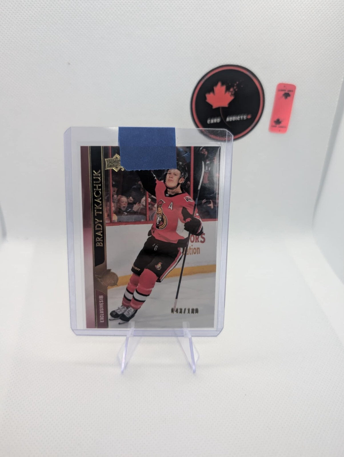 2020 UPPER DECK SERIES 2 #383 BRADY TKACHUK EXCLUSIVES /100
