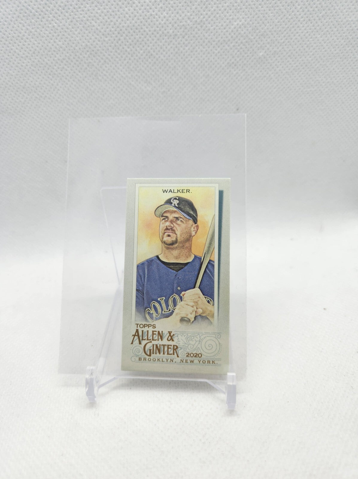 Larry Walker 2020 Topps Allen & Ginter Mini Parallel #345 Colorado Rockies