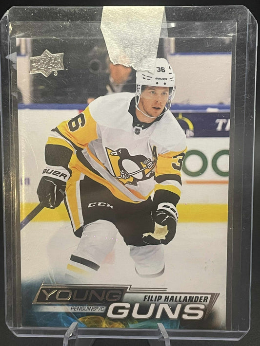 2022-23 Upper Deck Series 2 Young Guns Filip Hallander Rookie #477