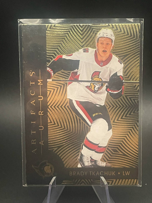 2020-21 Brady Tkachuk Aurum Unscratched