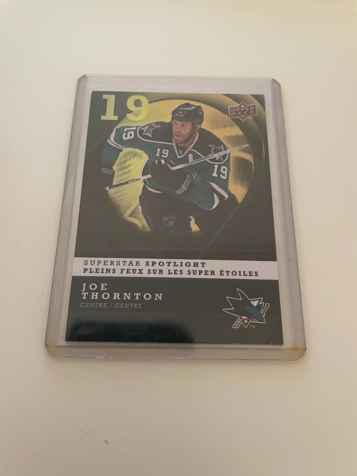 2008-09 McDonalds Upper Deck Superstar Spotlight #6 Joe Thornton REF IJ