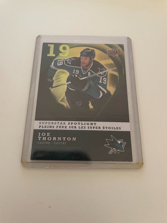 2008-09 McDonalds Upper Deck Superstar Spotlight #6 Joe Thornton REF IJ