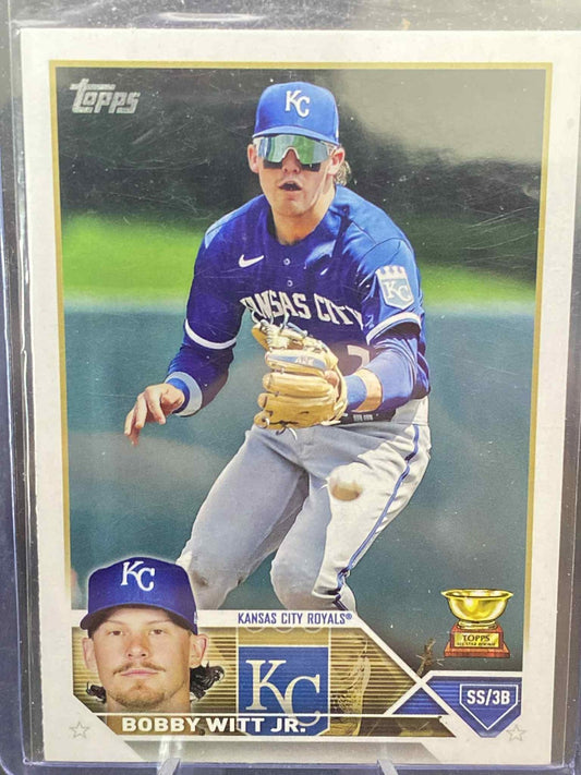 2023 Topps BOBBY WITT JR. #7 Gold Cup
