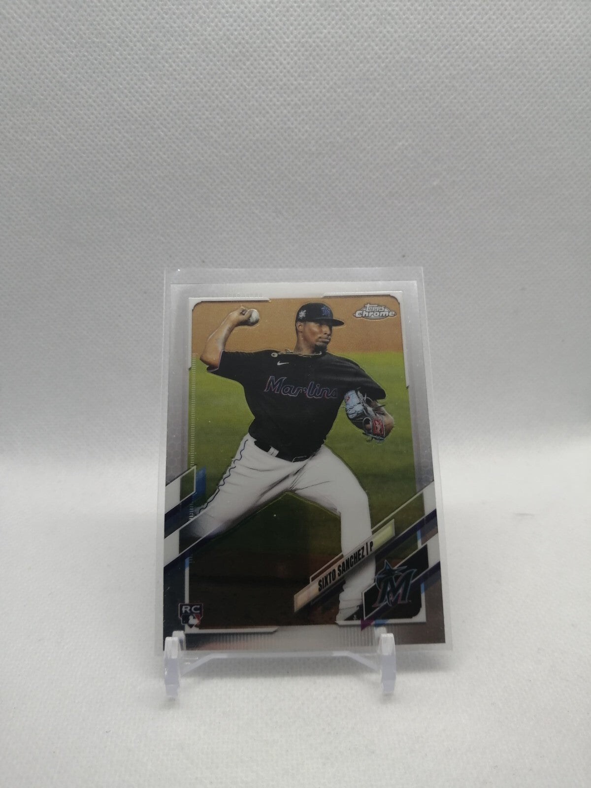 Sixto Sanchez 2021 Topps Chrome Rookie Card Base #193 Miami Marlins