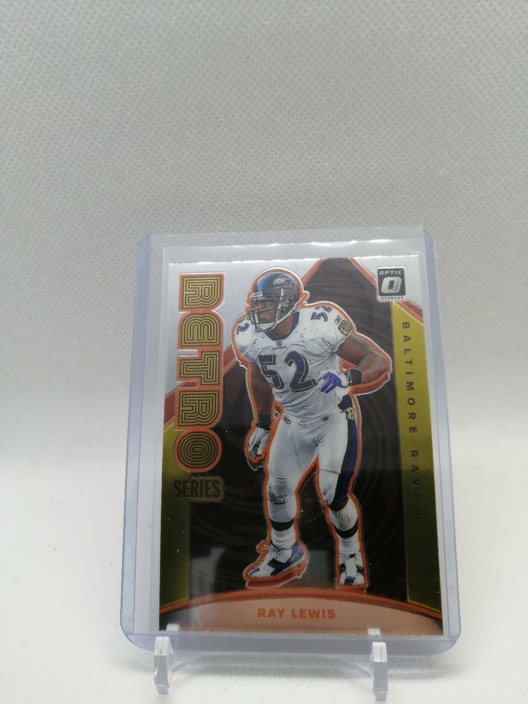 Ray Lewis 2020 Optic Retro Series Insert #RS-RL Baltimore Ravens