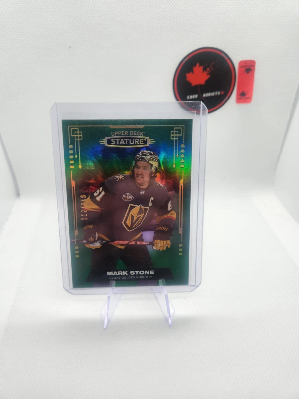 Mark Stone Vegas Golden Knights 2021-22 Upper Deck Stature Green /149 #38