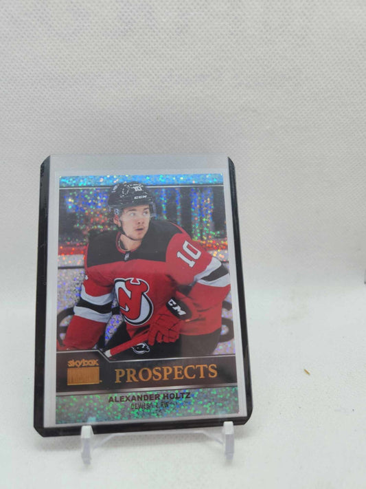 2021-22 Metal Universe - Alexander Holtz - Premium Prospects Sapphire - Devils