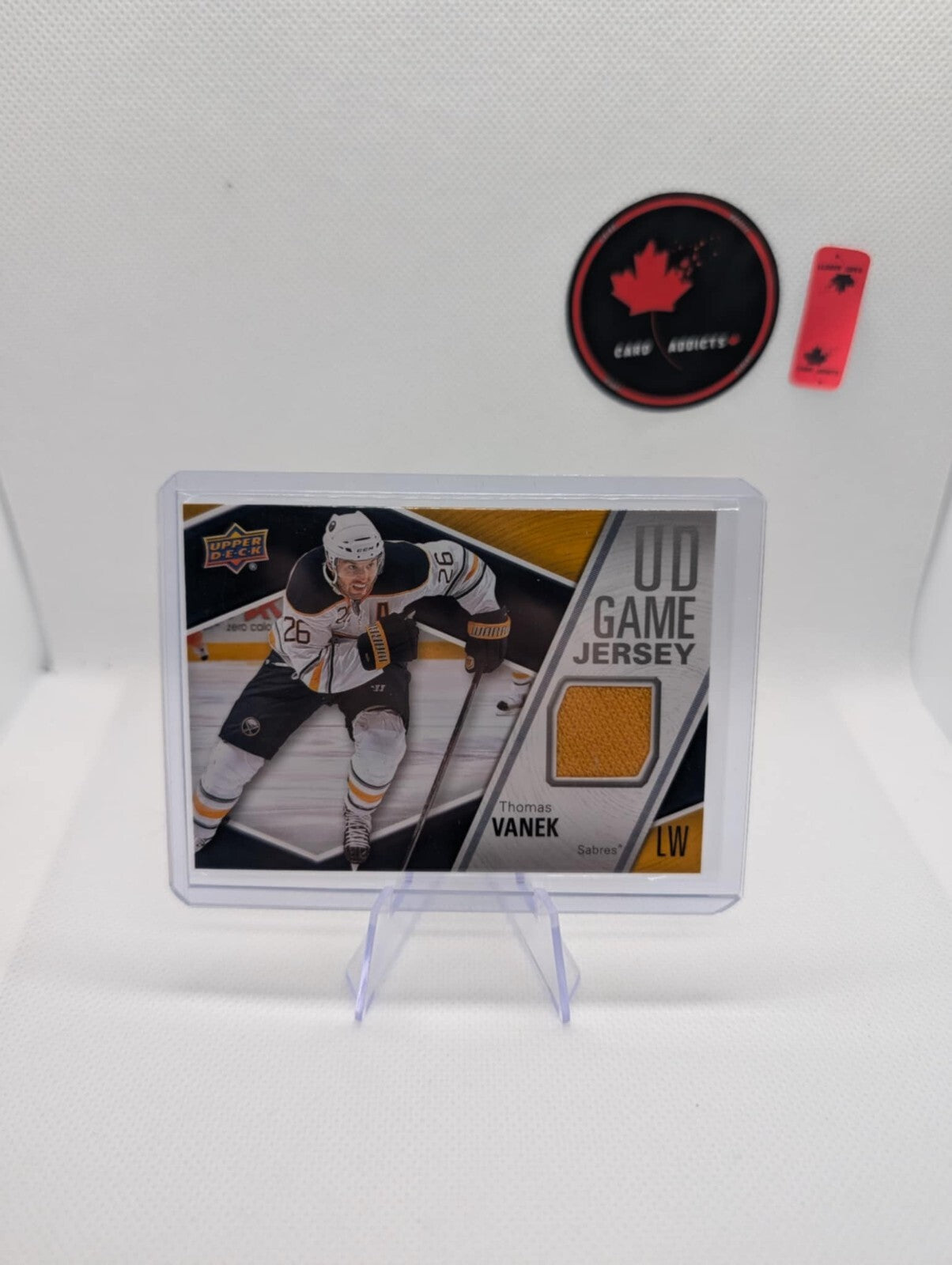 2011-12 Upper Deck UD Game Jersey Thomas Vanek #GJ-TV Buffalo Sabres