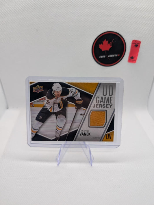 2011-12 Upper Deck UD Game Jersey Thomas Vanek #GJ-TV Buffalo Sabres