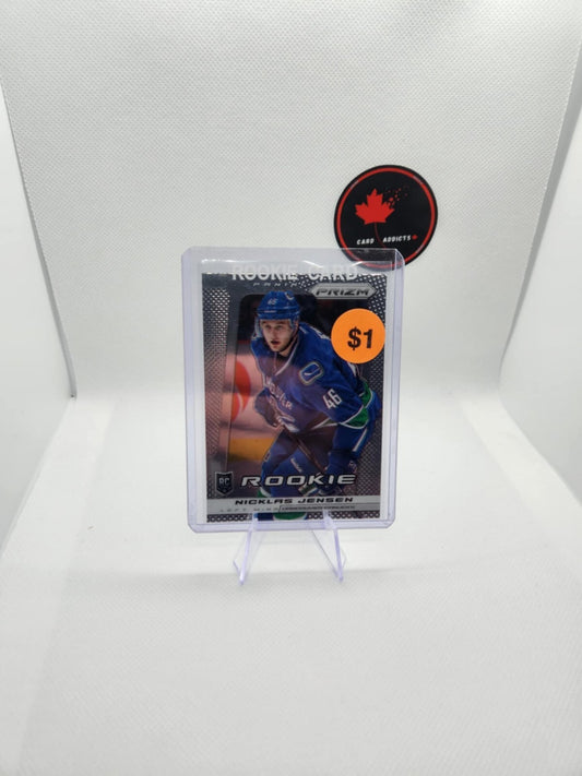 2013-14 Panini Prizm Nicklas Jensen Rookie #293 Vancouver Canucks