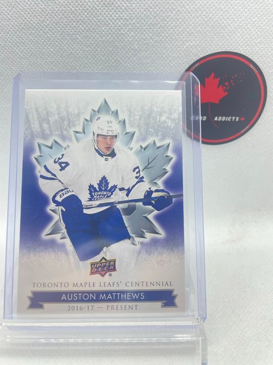 2017 Upper Deck Toronto Maple Leafs Centennial Auston Matthews Card# 11