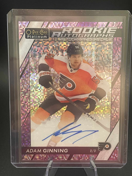 Adam Ginning Violet Pixels Auto 23/24 Opeechee Platinum/99