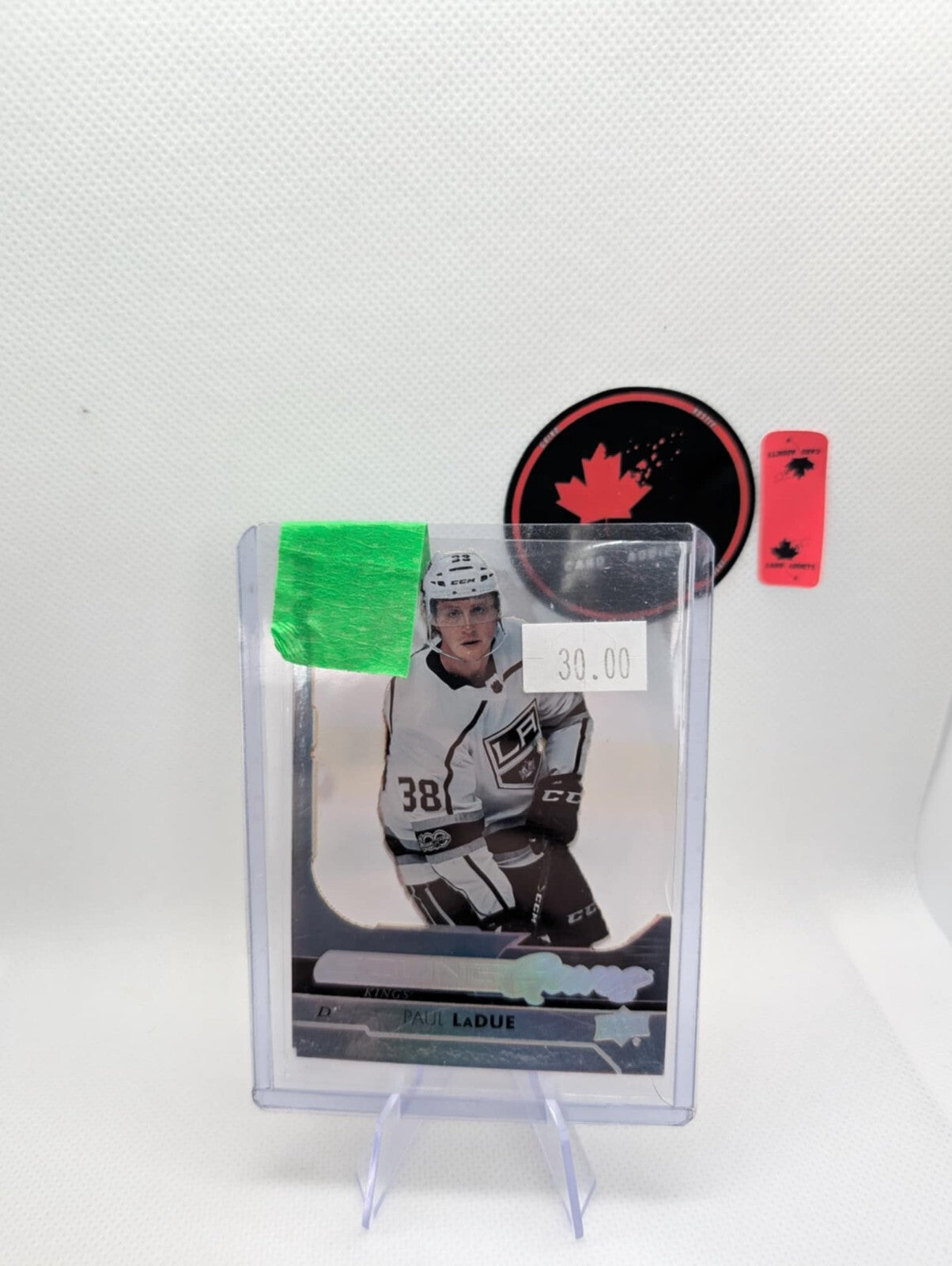 PAL LADUE 2017-18 Upper Deck Young Guns Acetate Rookie #474 LA KINGS!