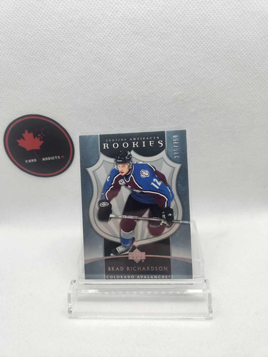 Brad Richardson 2005-06 Artifacts Rookie Card #/750