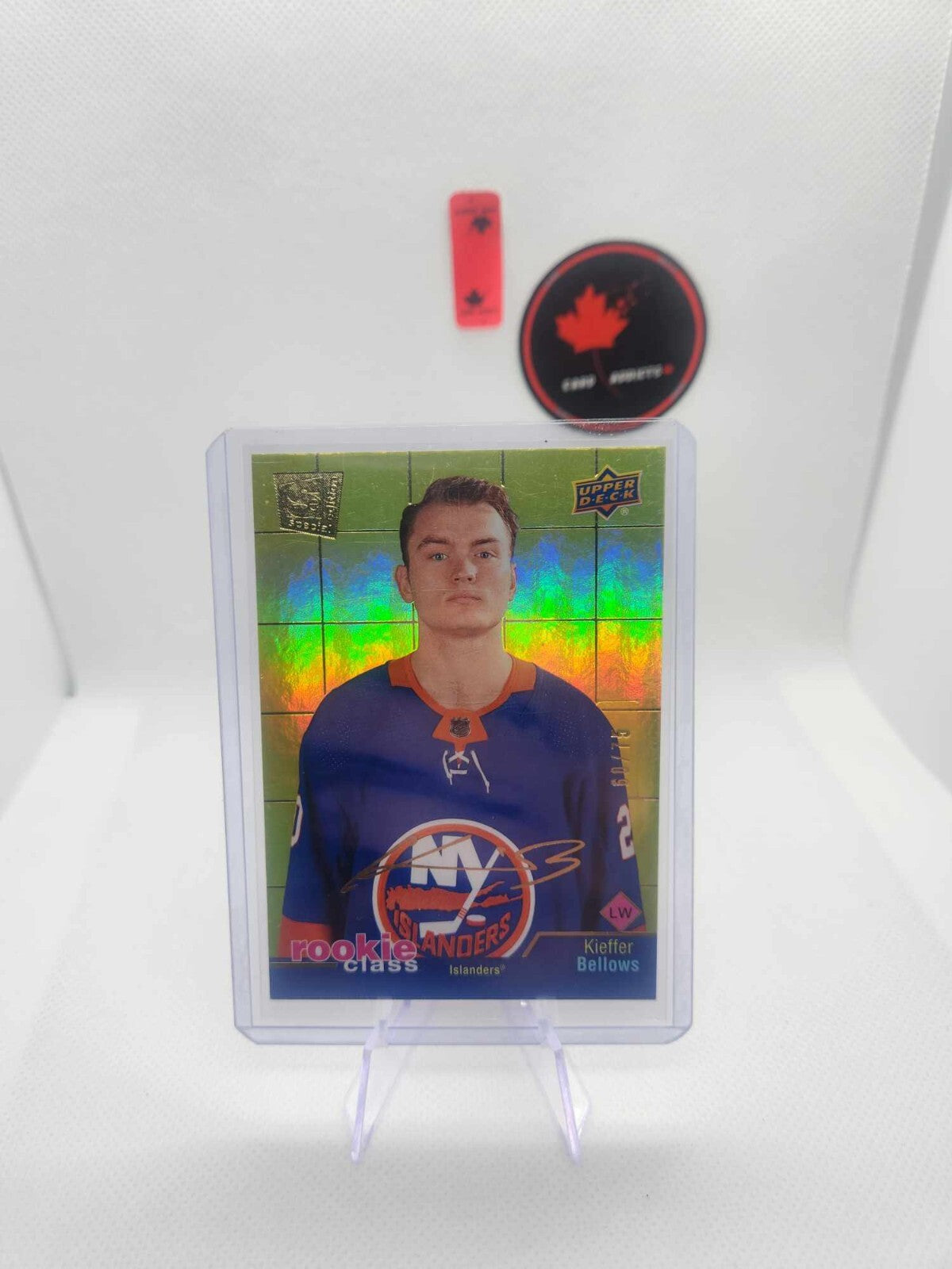 2020-21 Upper Deck Rookie Class SE Gold Kieffer Bellows /75 New York Islanders