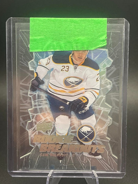 2014-15 UPPER DECK SERIES TWO SAM REINHART #RB24 ROOKIE BREAKOUTS DIE-CUT /100