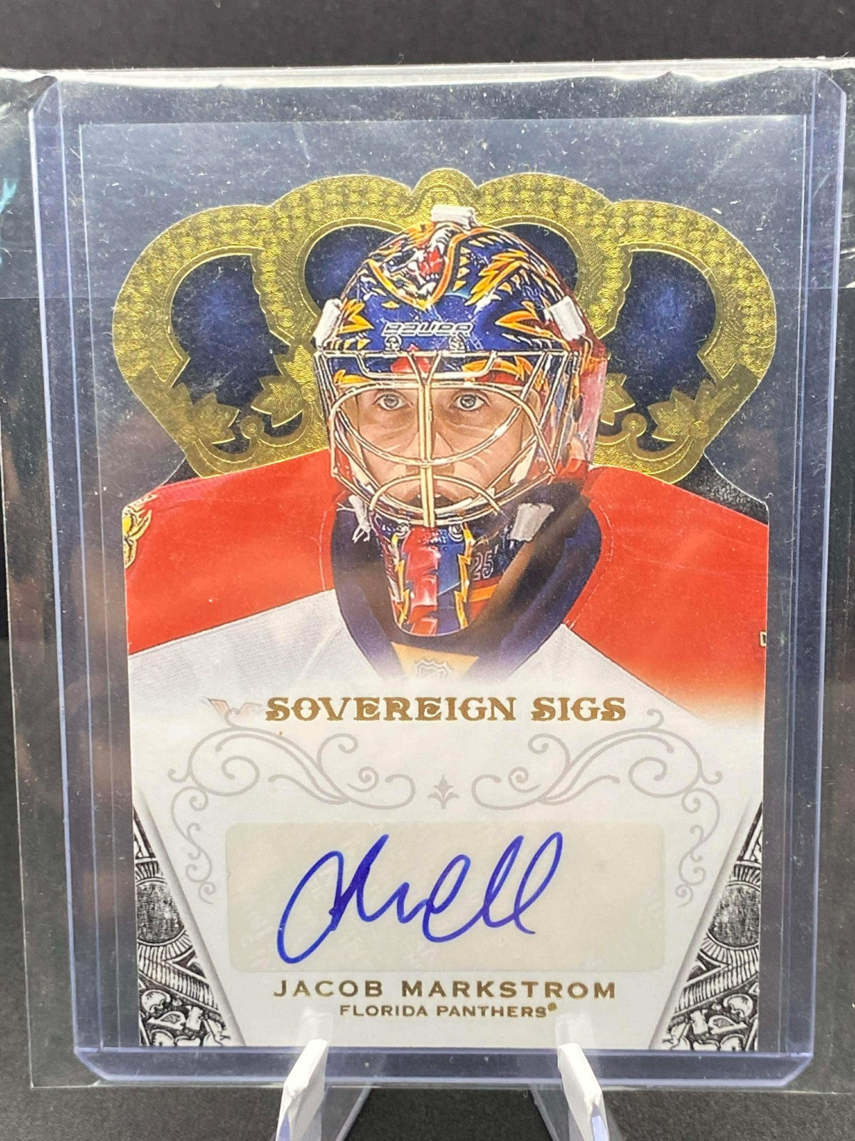 2013-14 Panini Crown Royale Sovereign Sigs Jacob Markstrom Auto #SO-JM