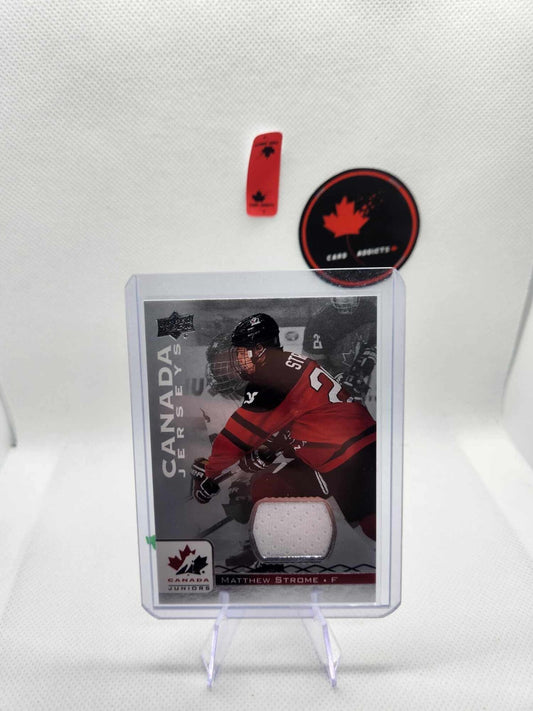 2017 Upper Deck Team Canada Juniors Canada Jerseys Matthew Strome #55
