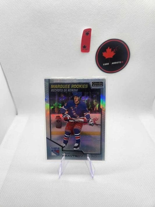 Vitali Kravtsov 2020-21 O-Pee-Chee OPC Platinum Marquee Rookies Rainbow Rangers