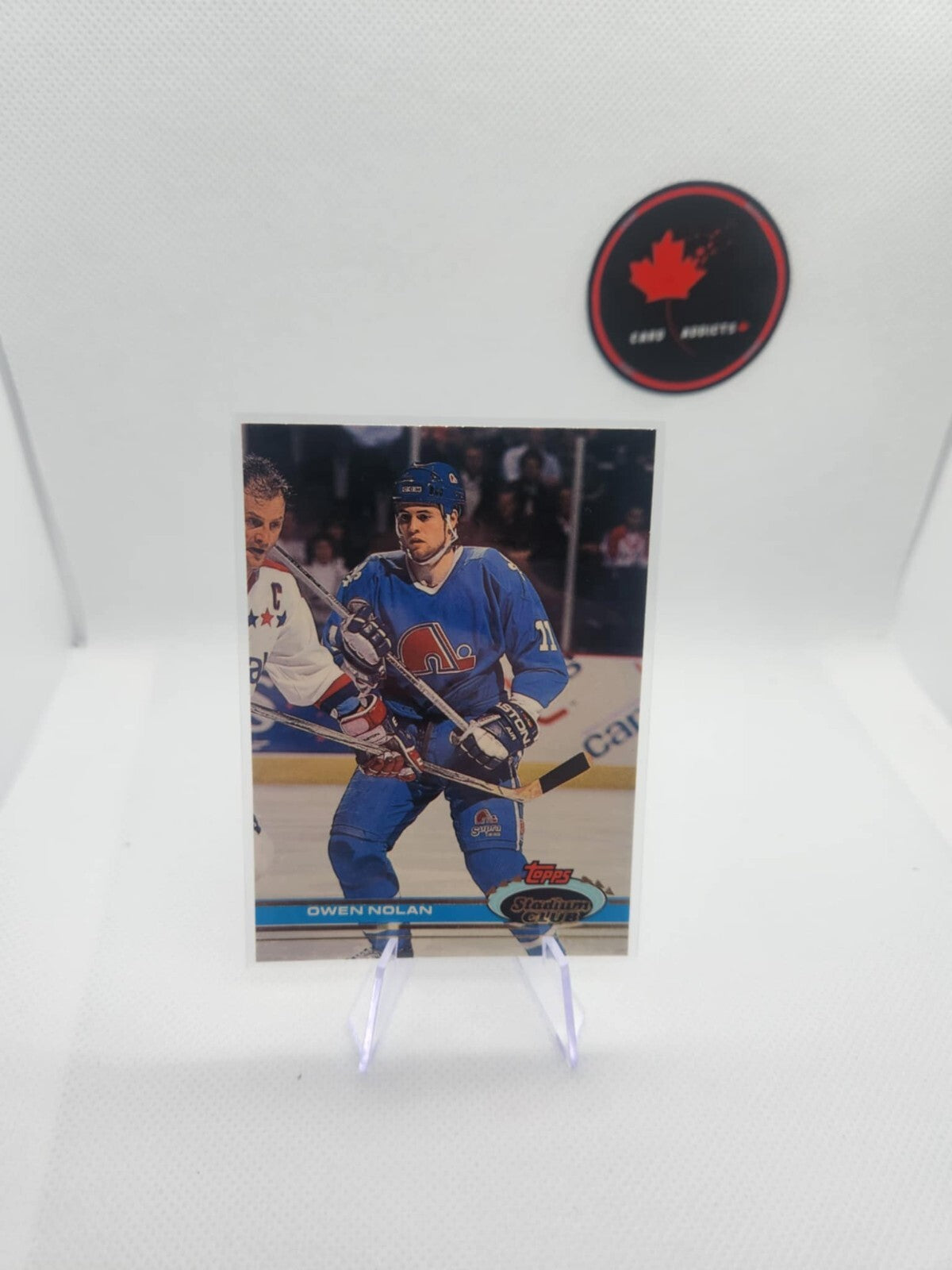 1991-92 Topps Stadium Club #259 Owen Nolan - Nordiques