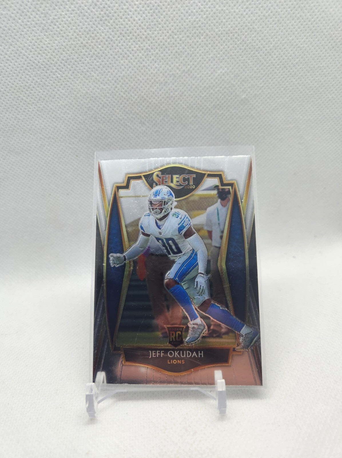 2020 JEFF OKUDAH PANINI SELECT PREMIER LEVEL ROOKIE CARD!