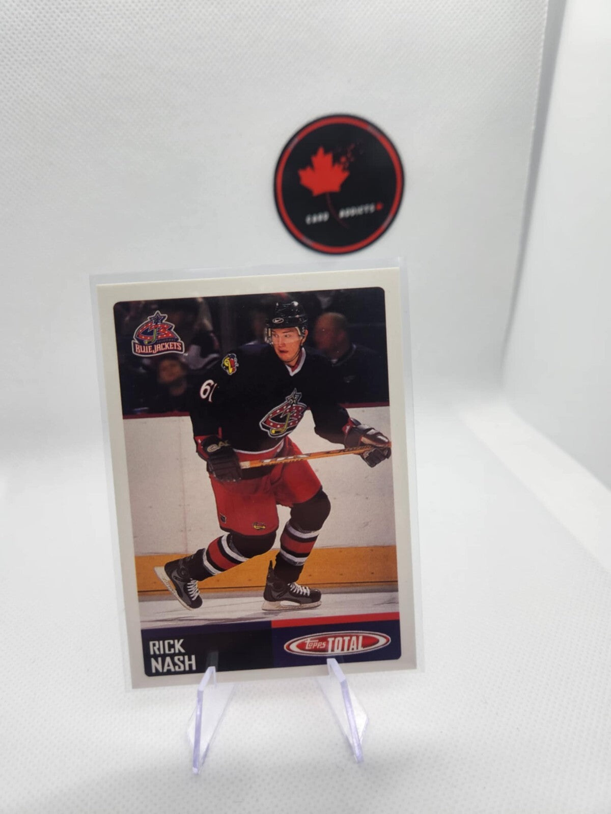 2002-03 Topps Total Team Checklist Rick Nash #TTC8 Rookie RC