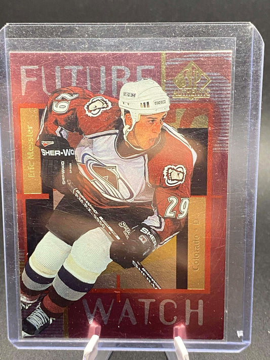 1997-98 SP Authentic FUTURE WATCH Eric Messier Rookie Colorado Avalanche #178