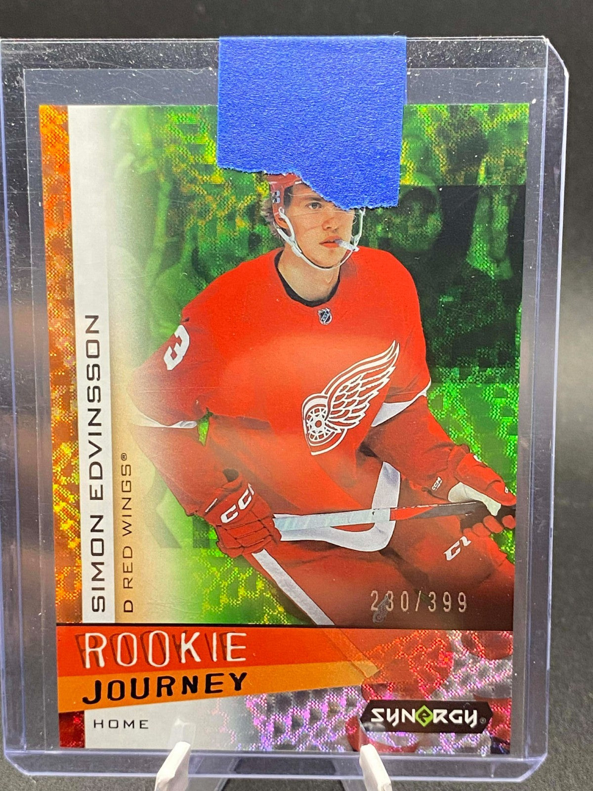 2023-24 Upper Deck Synergy Hockey Simon Edvinsson RJ-5 Rookie Journey /399