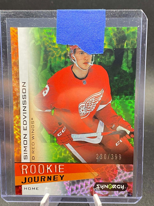 2023-24 Upper Deck Synergy Hockey Simon Edvinsson RJ-5 Rookie Journey /399
