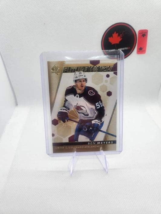 2022-23 SP Authentic Future Watch Gold /99 Rare Ben Meyers