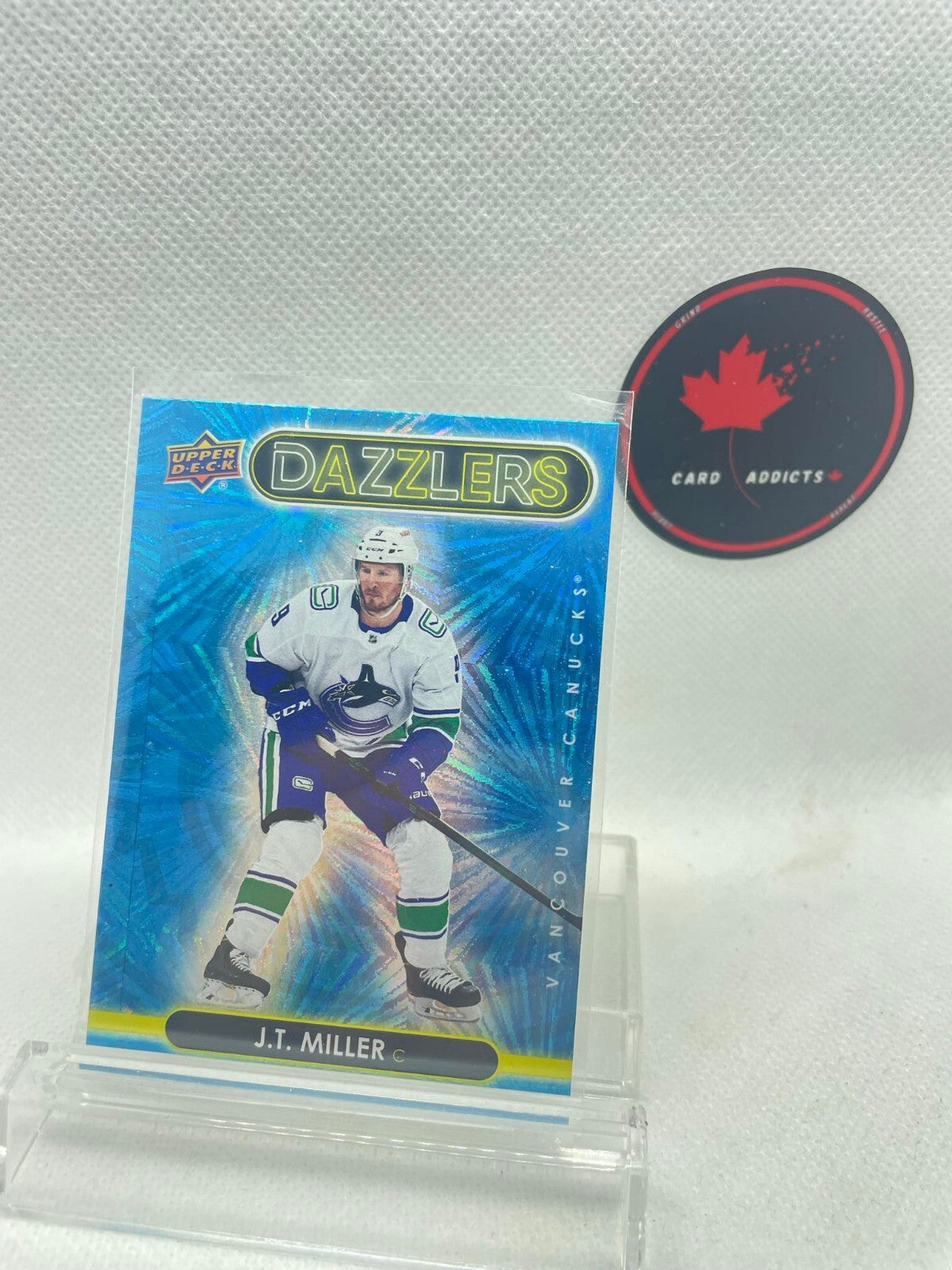 J.T. Miller 2021-22 Upper Deck Dazzlers Blue